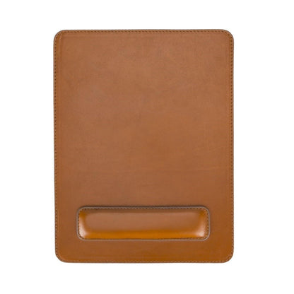 boulder full-grain leather mouse pad with hand support - toronata - 