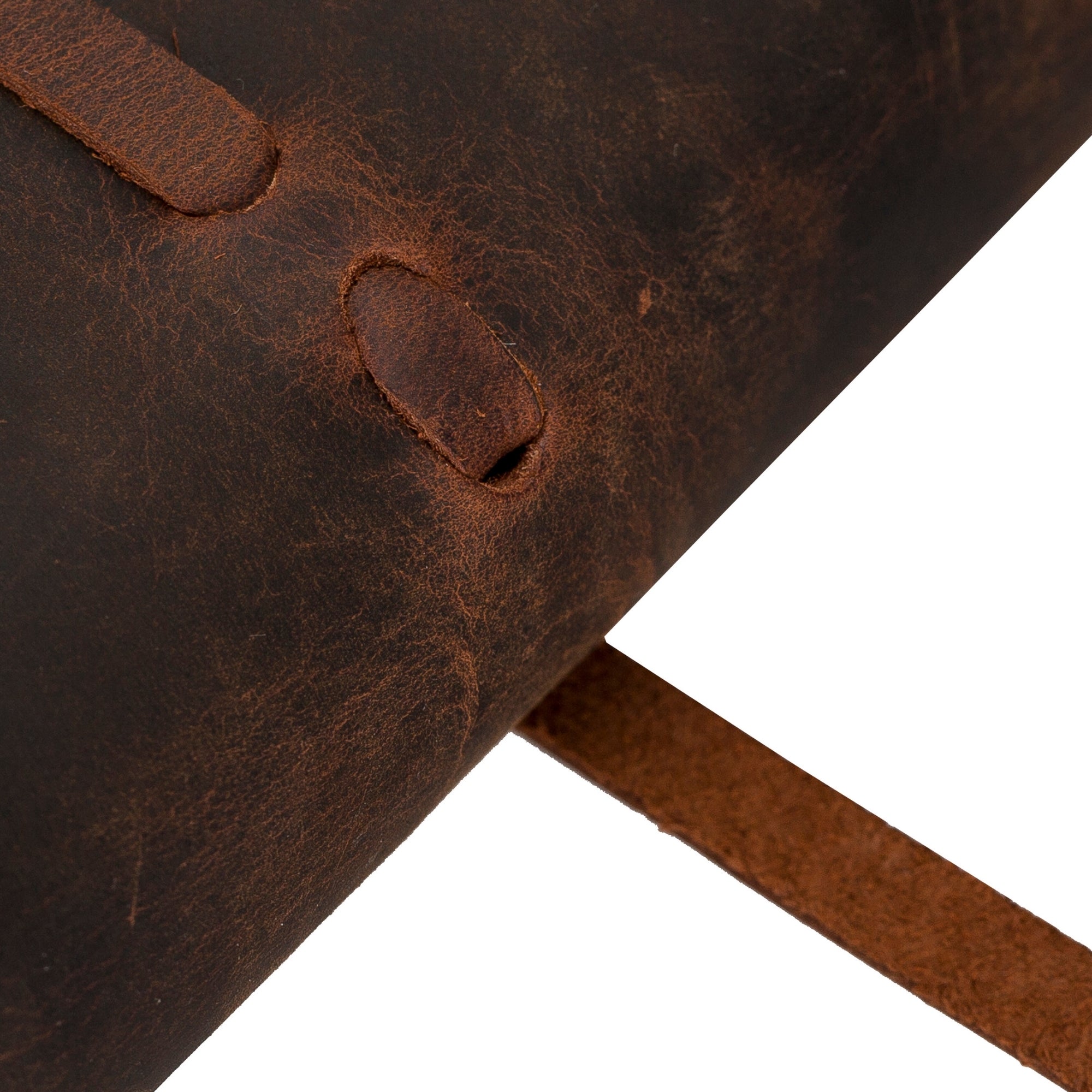 Broomfield Handcrafted Leather Organizer Cover-Antic Brown---TORONATA