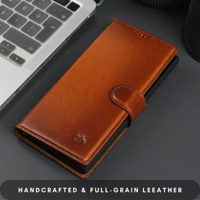 Buffalo Leather Samsung Galaxy S24 Ultra Wallet with Detachable Case - TORONATA - 