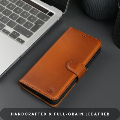 Buffalo Leather Samsung Galaxy S24 Wallet with Detachable Case - TORONATA - 