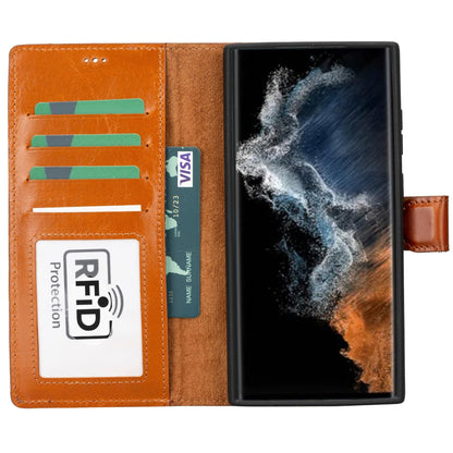 buffalo samsung galaxy s21 series detachable leather wallet case - galaxy s21 ultra - toronata - 