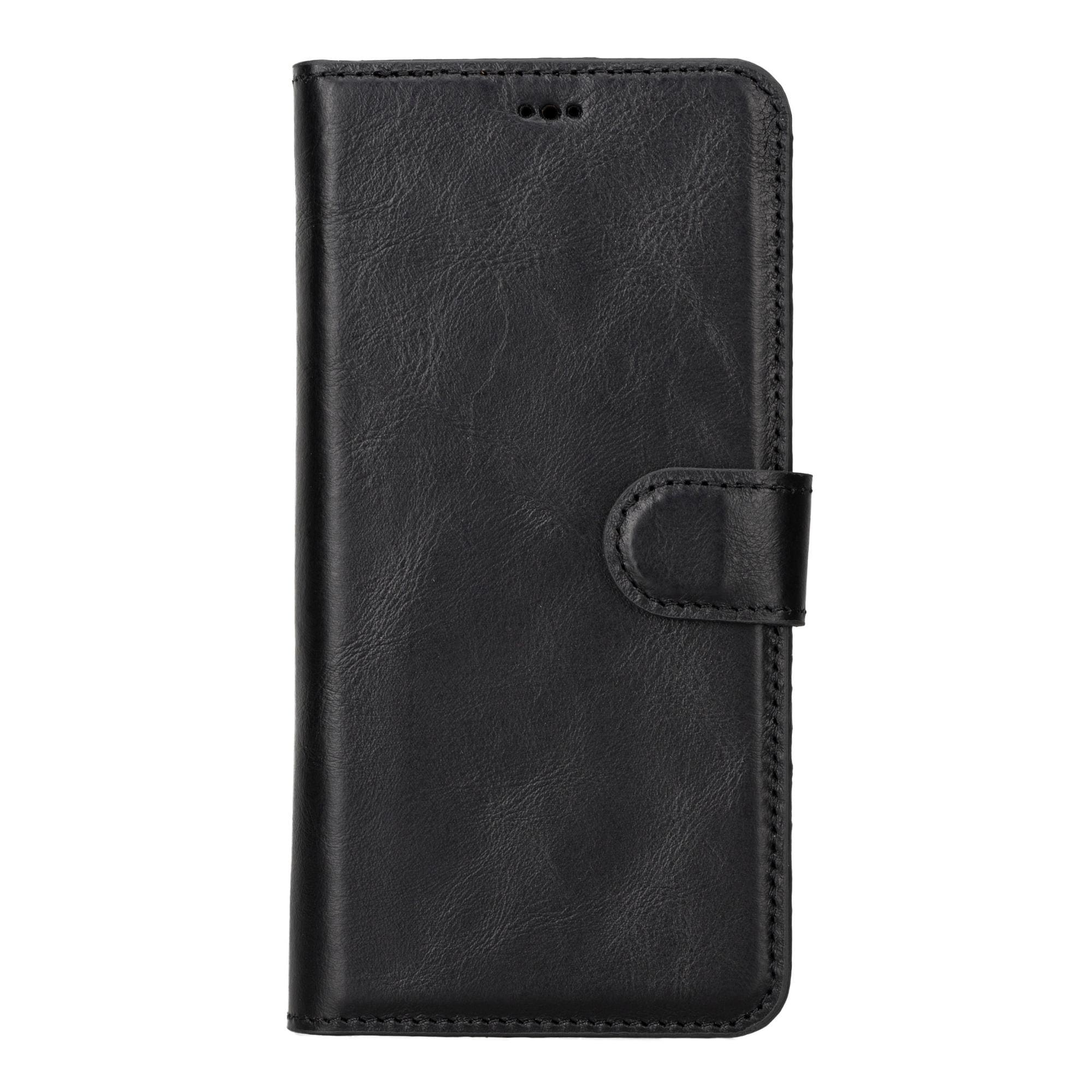 Buffalo Samsung Galaxy S22 Series Detachable Leather Wallet Case - Galaxy S22 Plus - Black - TORONATA