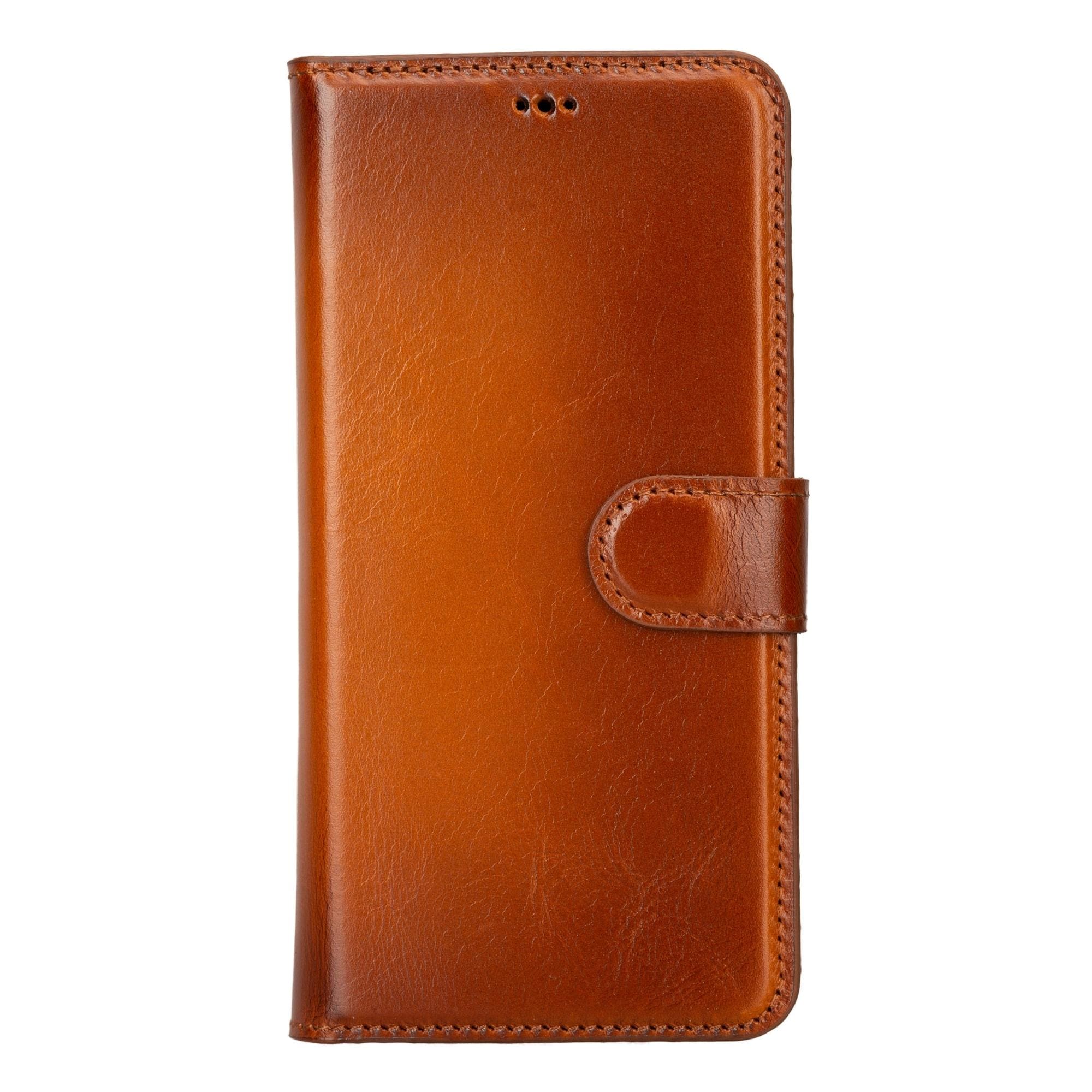 Buffalo Samsung Galaxy S22 Series Detachable Leather Wallet Case - Galaxy S22 Plus - Tan - TORONATA