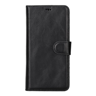 buffalo samsung galaxy s23 series detachable leather wallet case - galaxy s23 - black - toronata