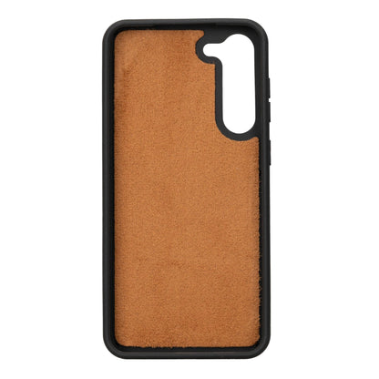 buffalo samsung galaxy s23 series detachable leather wallet case - galaxy s23 - tan - toronata