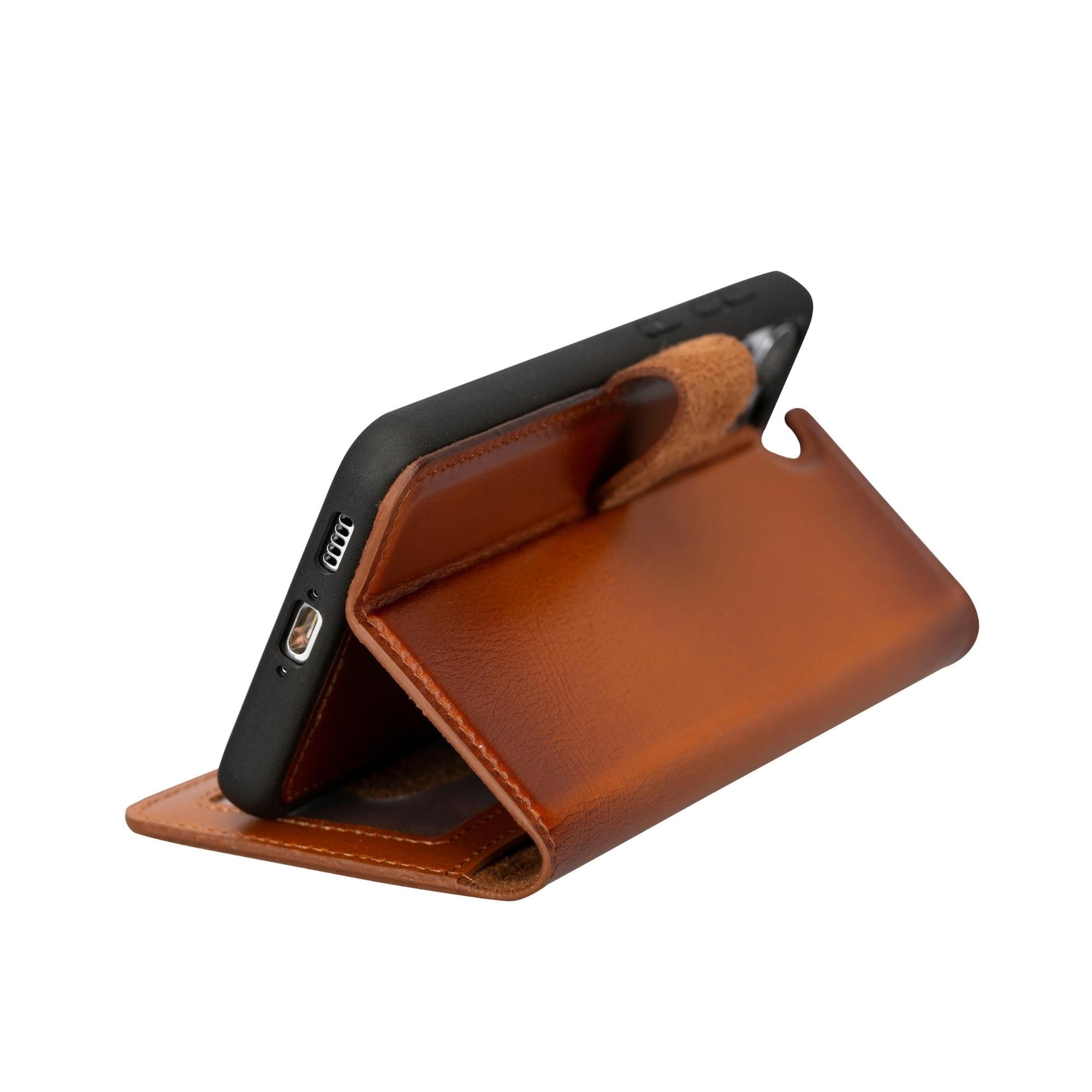 buffalo samsung galaxy s23 series detachable leather wallet case - galaxy s23 - tan - toronata