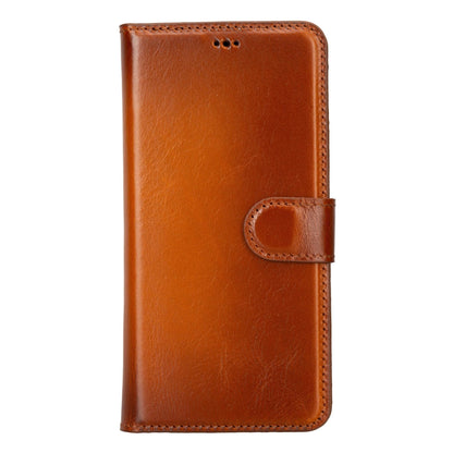 buffalo samsung galaxy s23 series detachable leather wallet case - galaxy s23 - tan - toronata