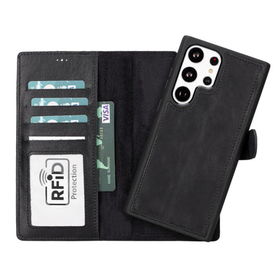 Leather Galaxy S23, S23 Plus and S23 Ultra Wallet Case Leather Galaxy S23, S23 Plus and S23 Ultra Wallet Case