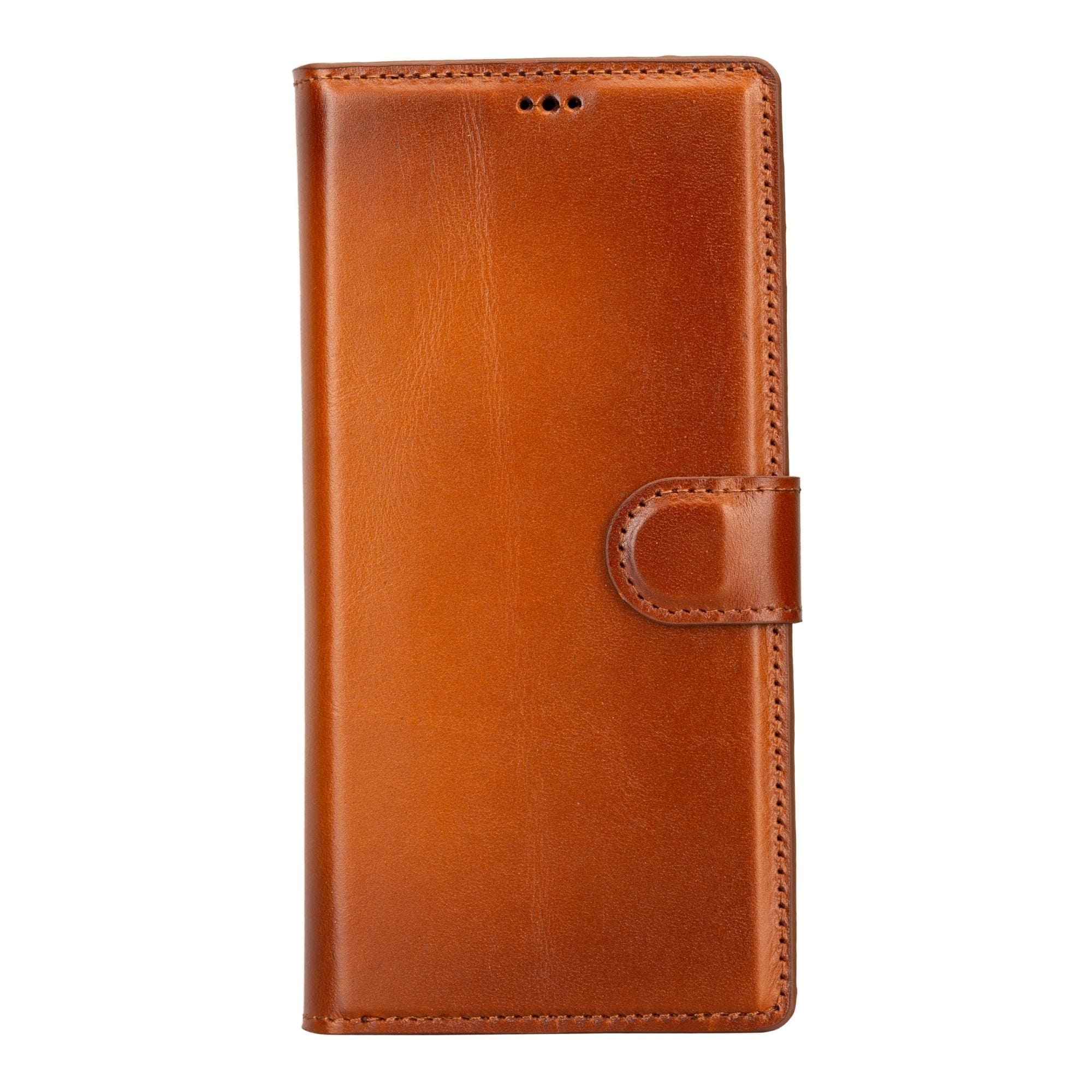 buffalo samsung galaxy s23 series detachable leather wallet case - galaxy s23 ultra - tan - toronata#color_tan