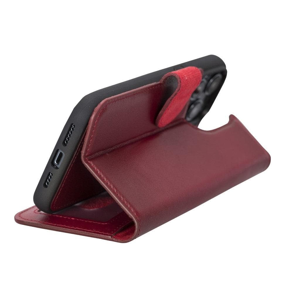 casper iphone 12 series detachable leather wallet case - toronata - 
