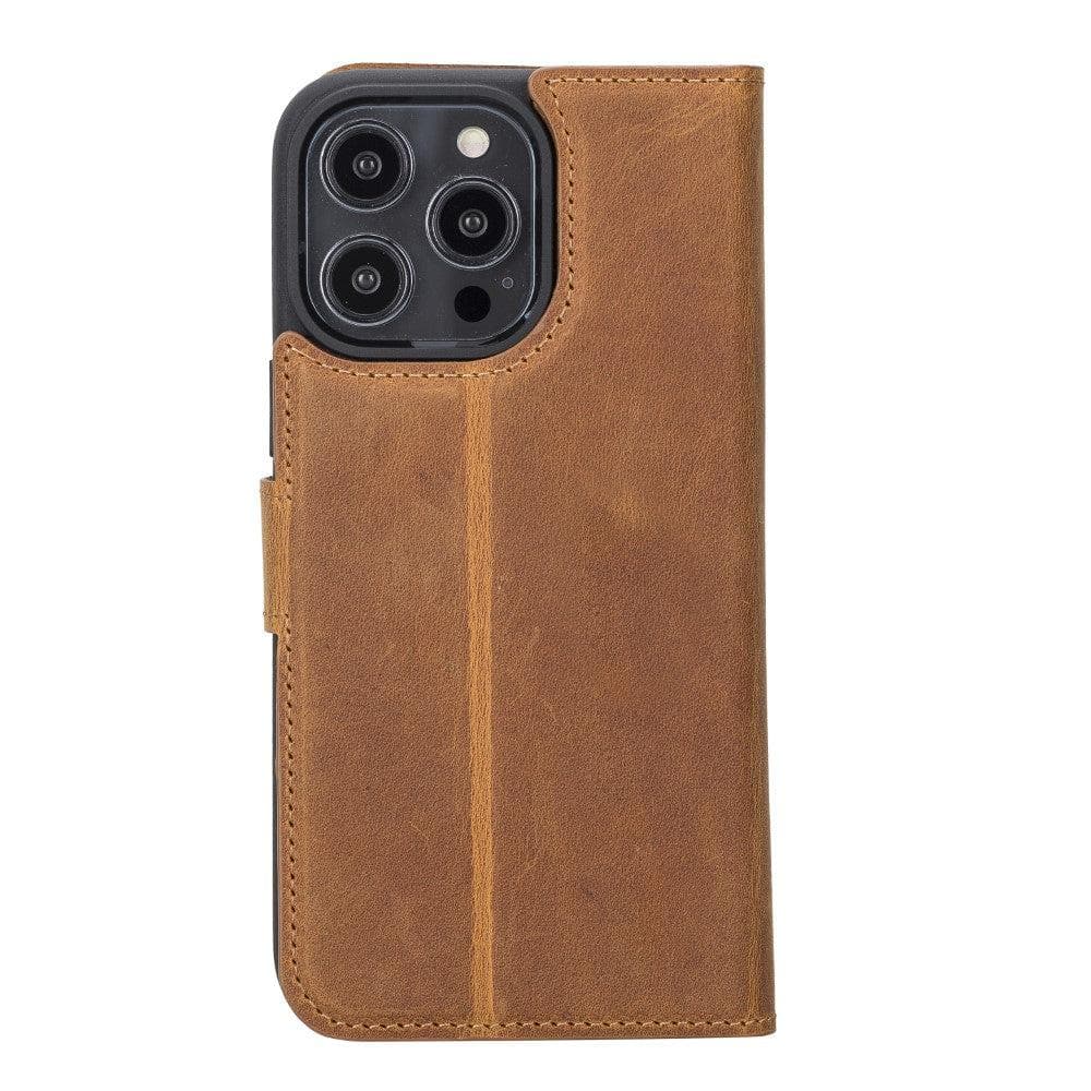 Casper iPhone 12 Series Detachable Leather Wallet Case - iPhone 12 Pro Max - Light Brown - TORONATA