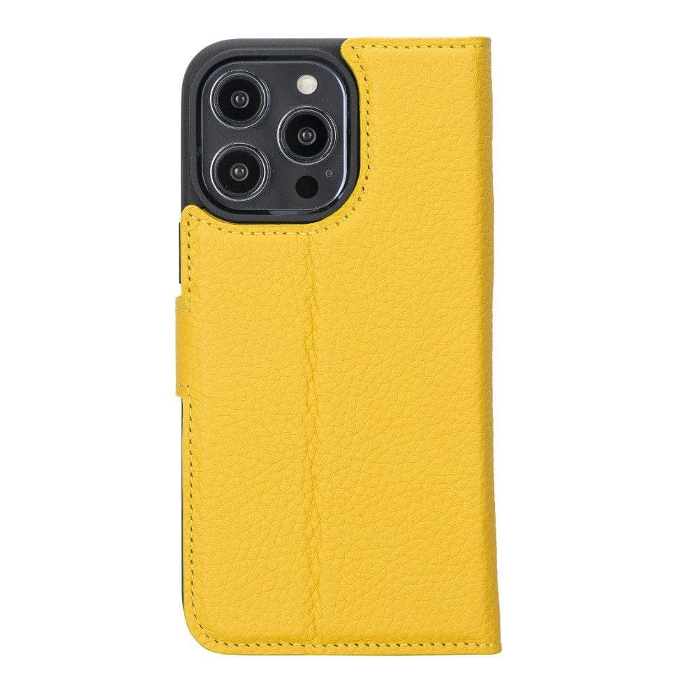 Casper iPhone 12 Series Detachable Leather Wallet Case - iPhone 12 Pro Max - Yellow - TORONATA