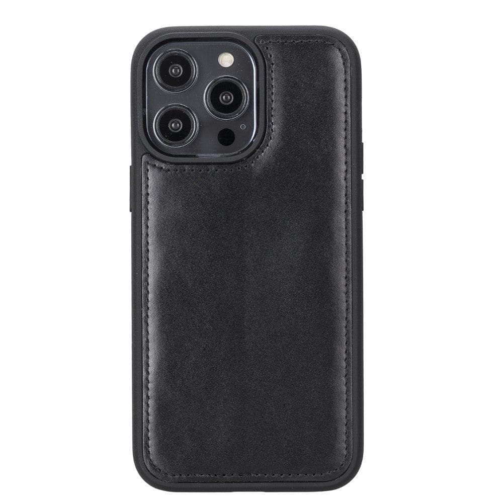 Casper iPhone 12 Series Detachable Leather Wallet Case - iPhone 12 Pro Max - Black - TORONATA