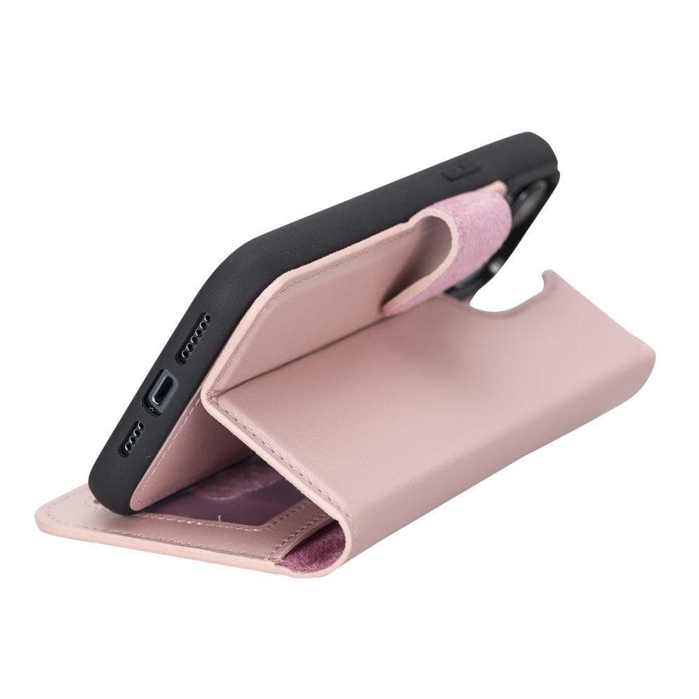 Casper iPhone 12 Series Detachable Leather Wallet Case - iPhone 12 Pro Max - Pink - TORONATA