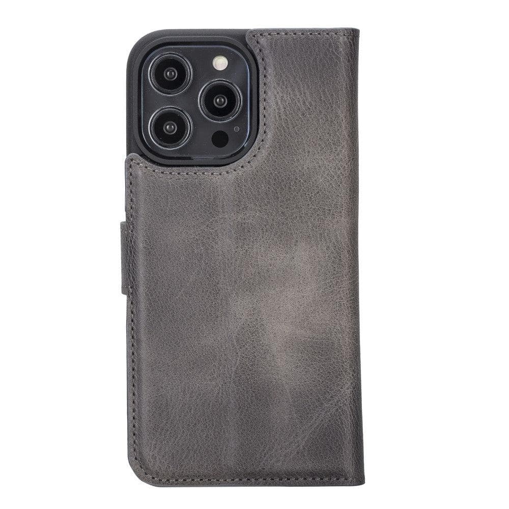 Casper iPhone 12 Series Detachable Leather Wallet Case - iPhone 12 Pro Max - Gray - TORONATA