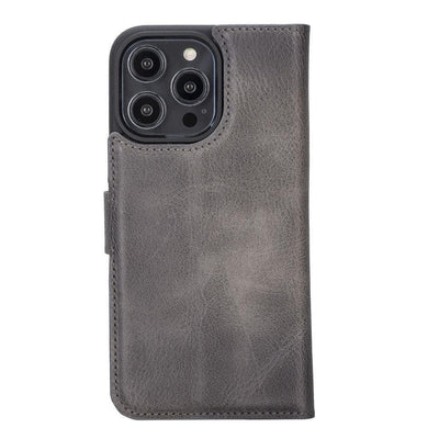 casper iphone 12 series detachable leather wallet case - toronata - 