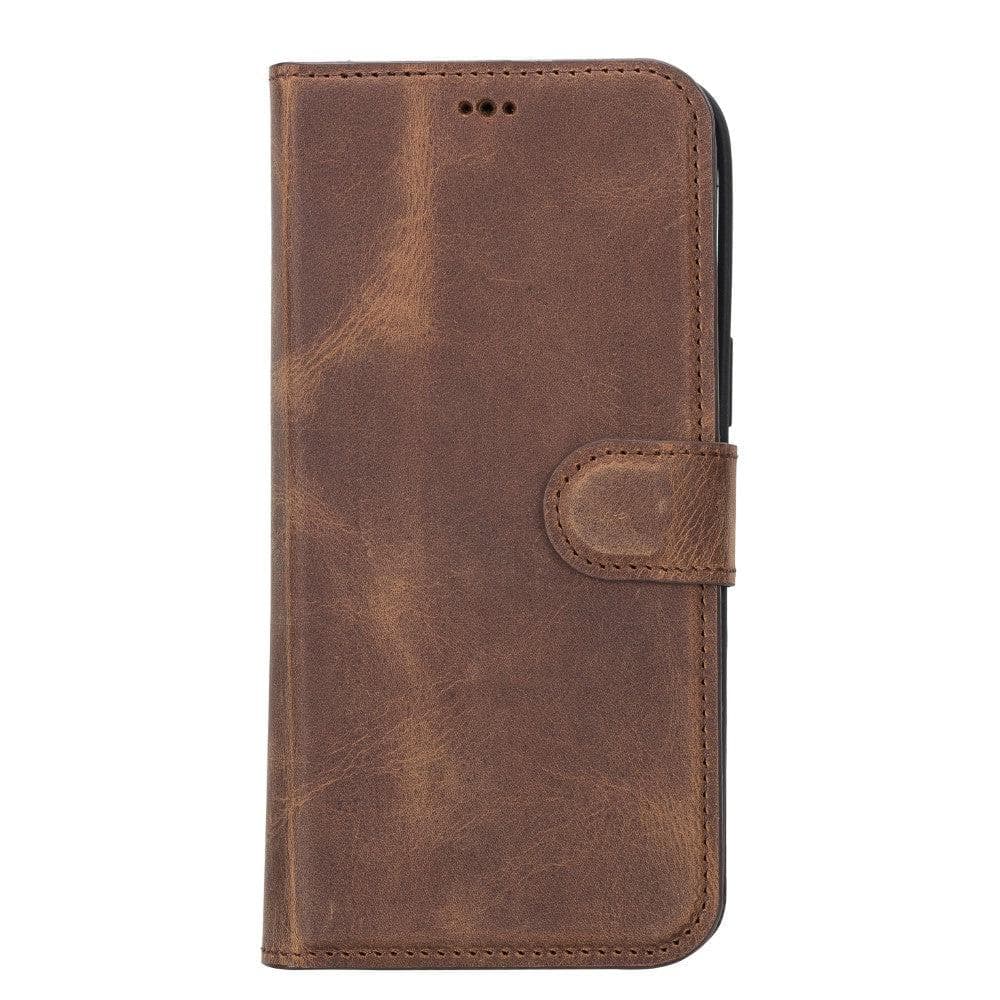 Casper iPhone 12 Series Detachable Leather Wallet Case - iPhone 12 Pro Max - Dark Brown - TORONATA