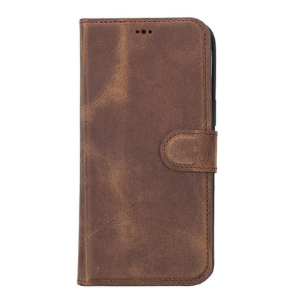 casper iphone 12 series detachable leather wallet case - toronata - 