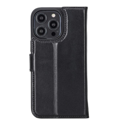 casper iphone 12 series detachable leather wallet case - toronata - 