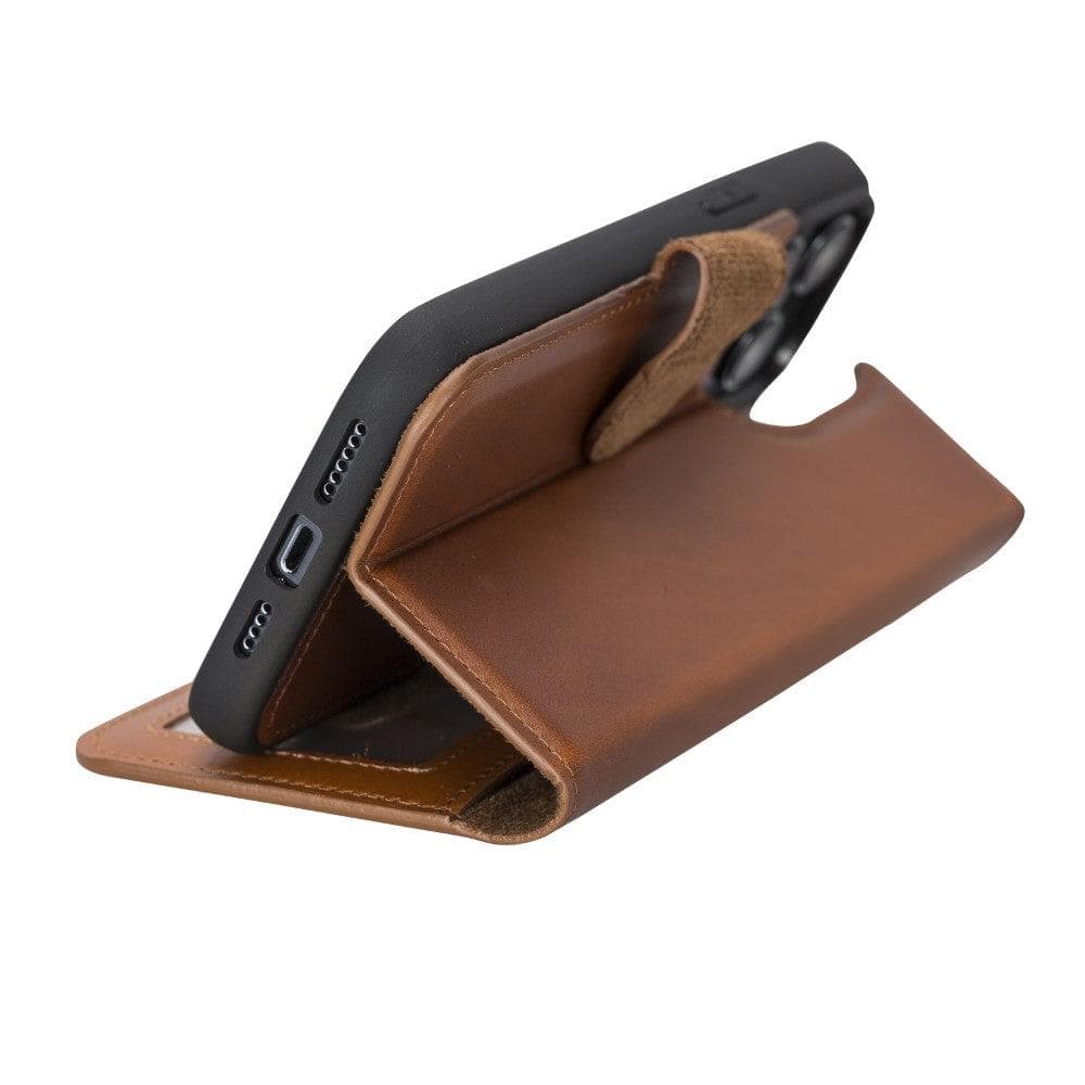 Casper iPhone 12 Series Detachable Leather Wallet Case - iPhone 12 Pro Max - Brown - TORONATA