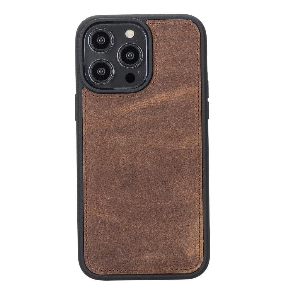 Casper iPhone 12 Series Detachable Leather Wallet Case - iPhone 12 Pro Max - Dark Brown - TORONATA