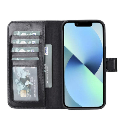 casper iphone 12 series detachable leather wallet case - toronata - 