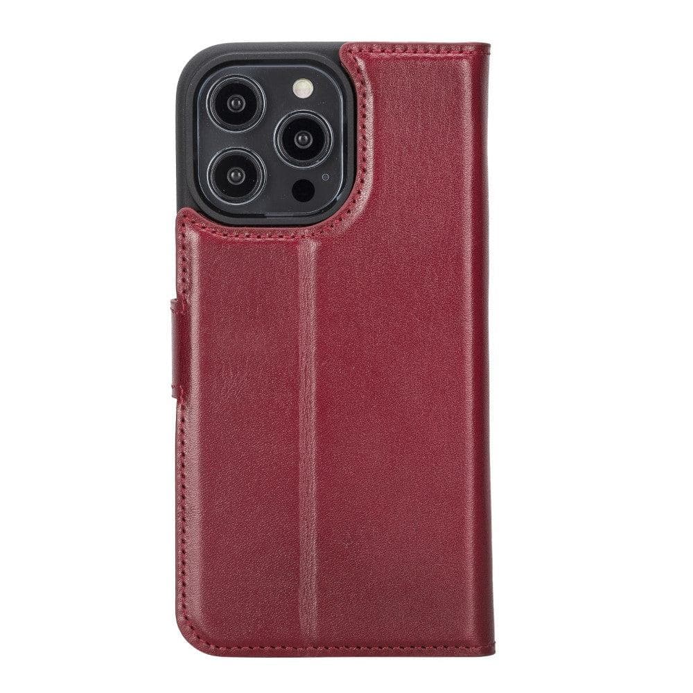 Casper iPhone 12 Series Detachable Leather Wallet Case - iPhone 12 Pro Max - Red - TORONATA
