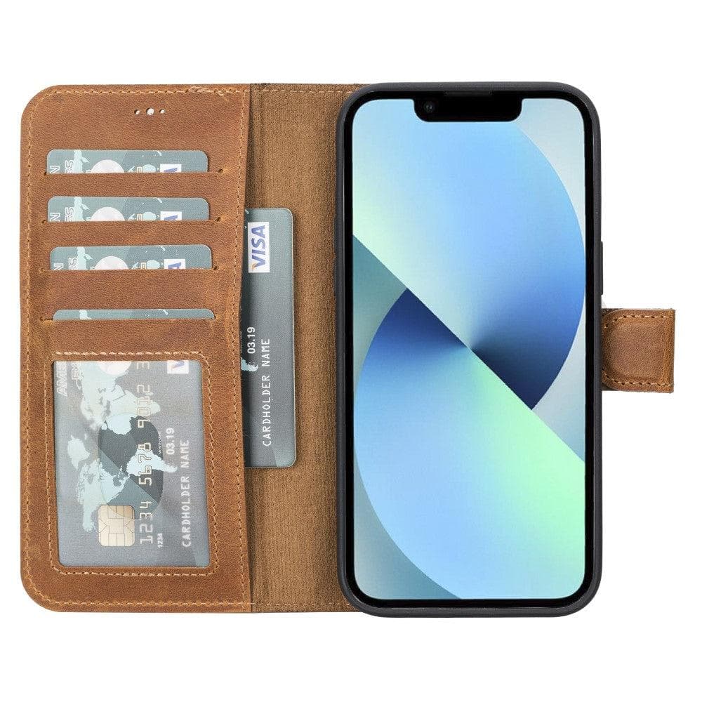 casper iphone 12 series detachable leather wallet case - toronata - 