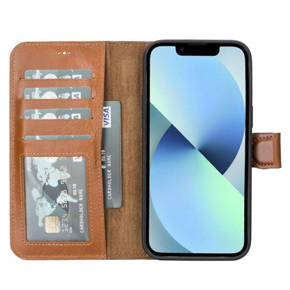 casper iphone 13 series magsafe leather wallet case - toronata - 