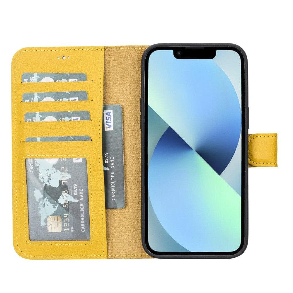 Casper iPhone 13 Series Magsafe Leather Wallet Case - iPhone 13 Pro Max - Yellow - TORONATA