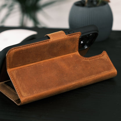 casper leather iphone 15 series wallet case - toronata - 
