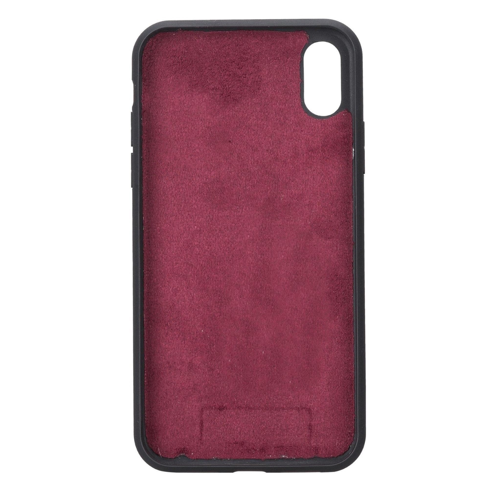 Casper iPhone XR Leather Wallet Case-iPhone XR-Floater Bordeaux--TORONATA