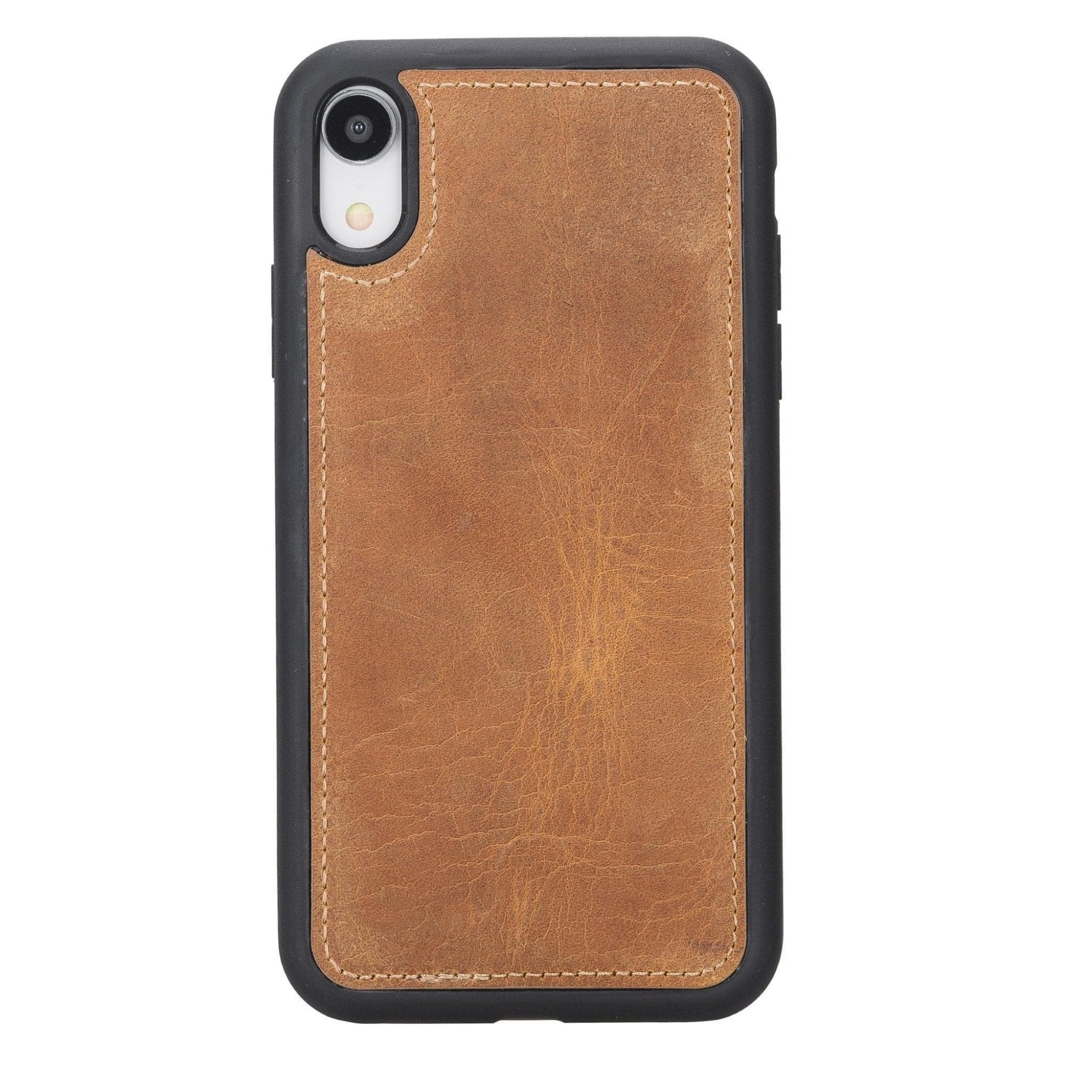 Casper iPhone XR Leather Wallet Case-iPhone XR-Rome Tan--TORONATA
