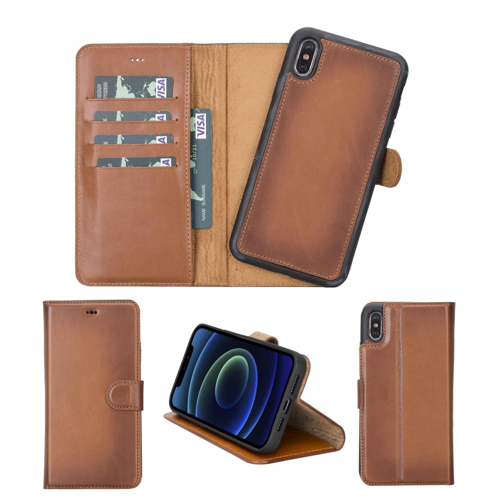 Toronata iPhone XR Leather Wallet Case
