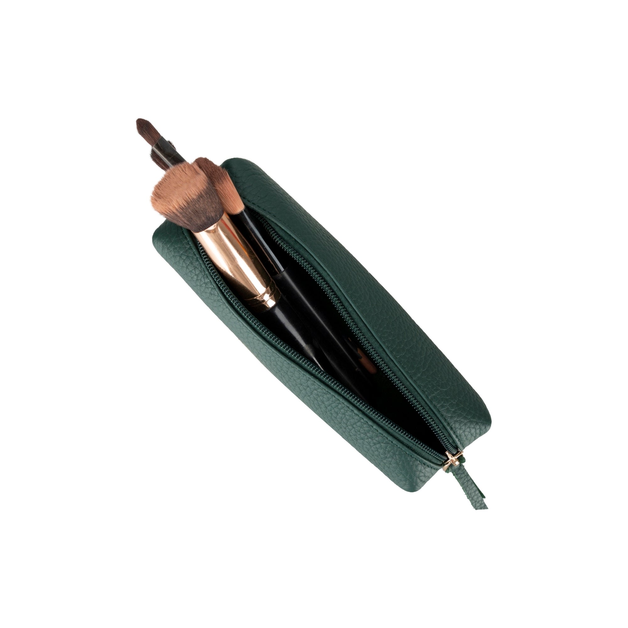 Centennial Multipurpose Leather Pencil Case and Makeup Bag - TORONATA - 