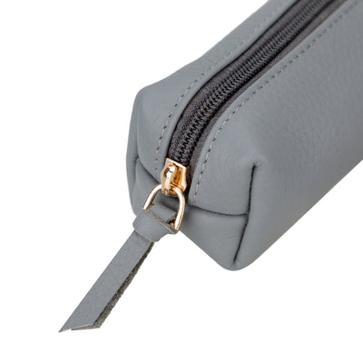 Centennial Multipurpose Leather Pencil Case and Makeup Bag - TORONATA - 