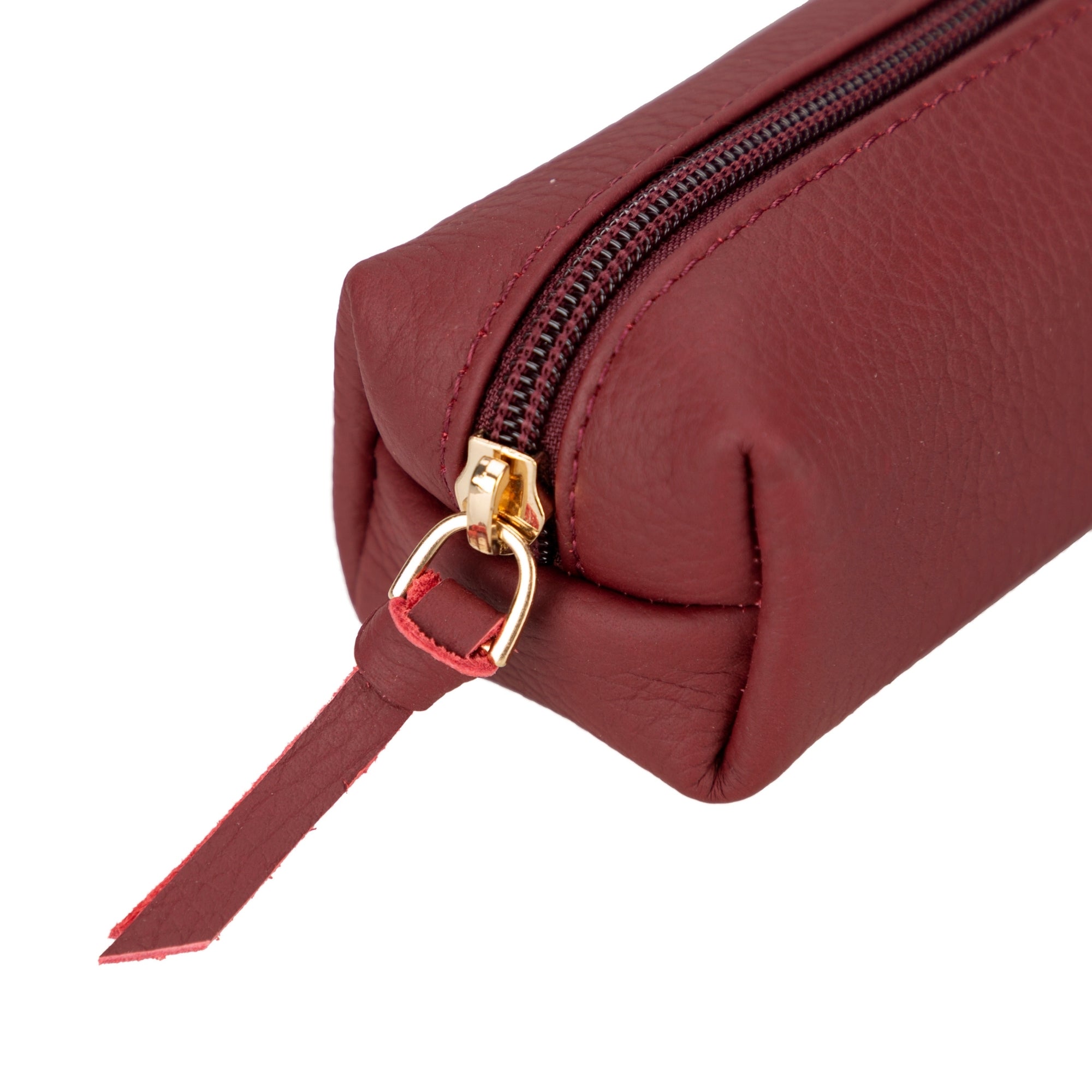 Centennial Multipurpose Leather Pencil Case and Makeup Bag - TORONATA - 