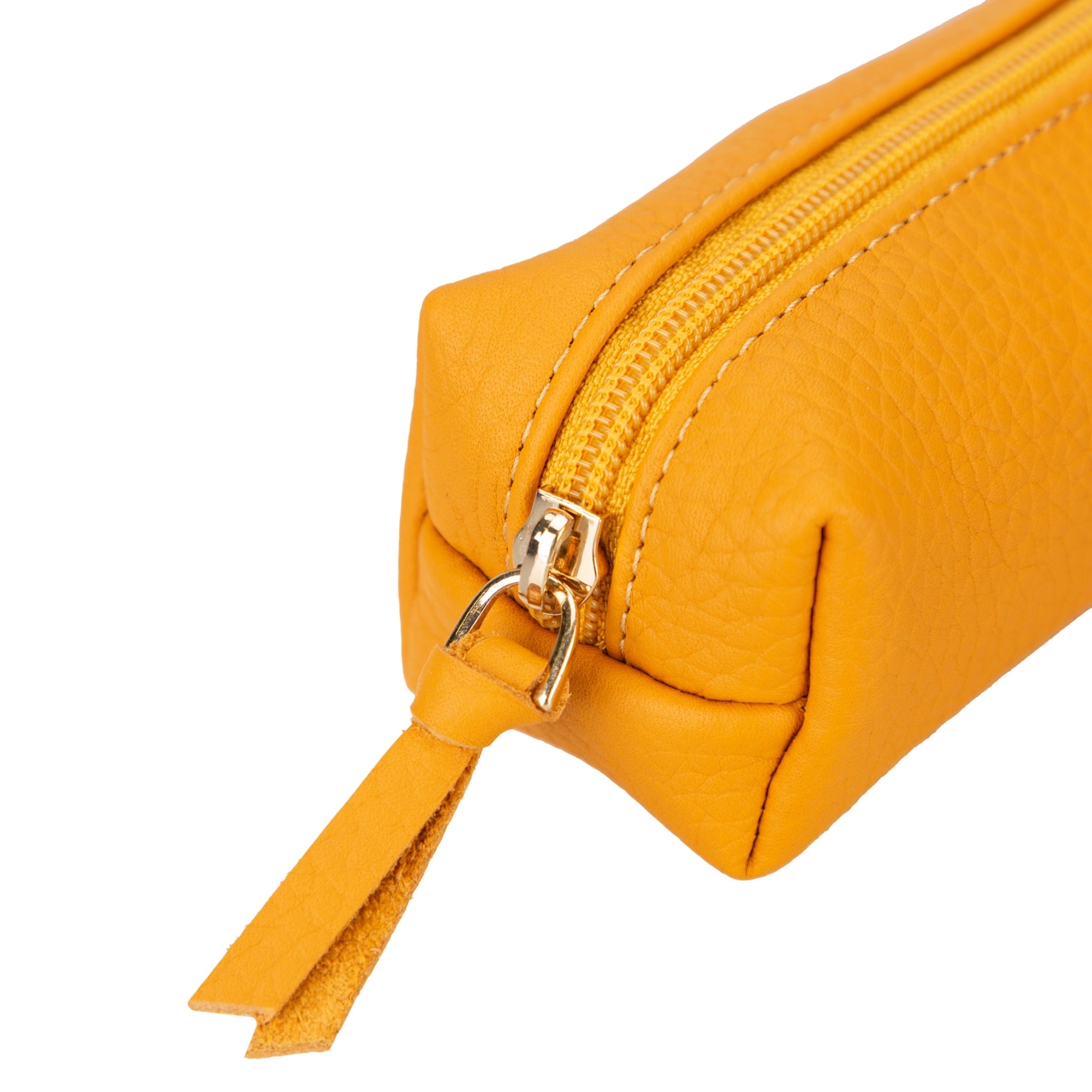 Centennial Multipurpose Leather Pencil Case and Makeup Bag - TORONATA - 