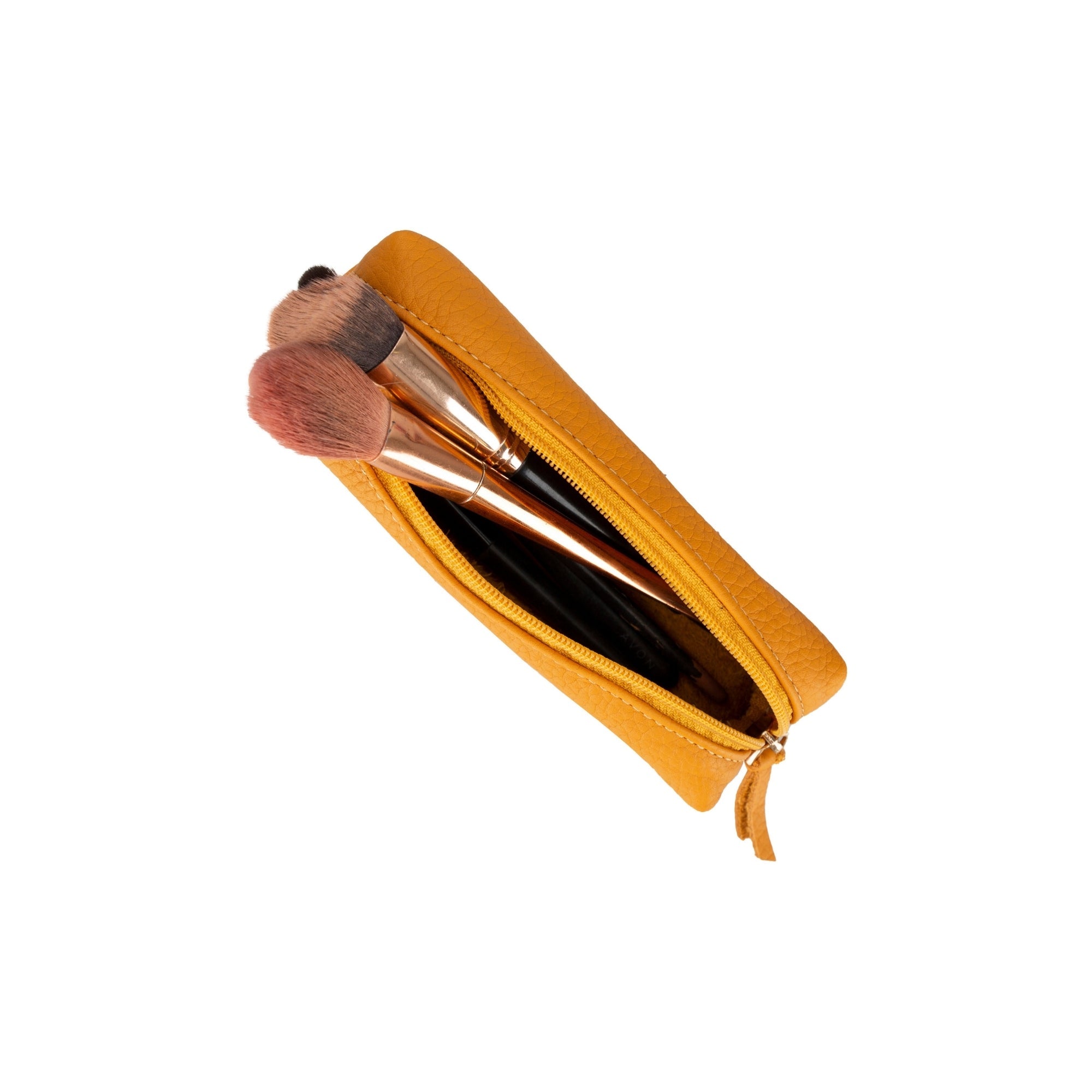 Centennial Multipurpose Leather Pencil Case and Makeup Bag - TORONATA - 