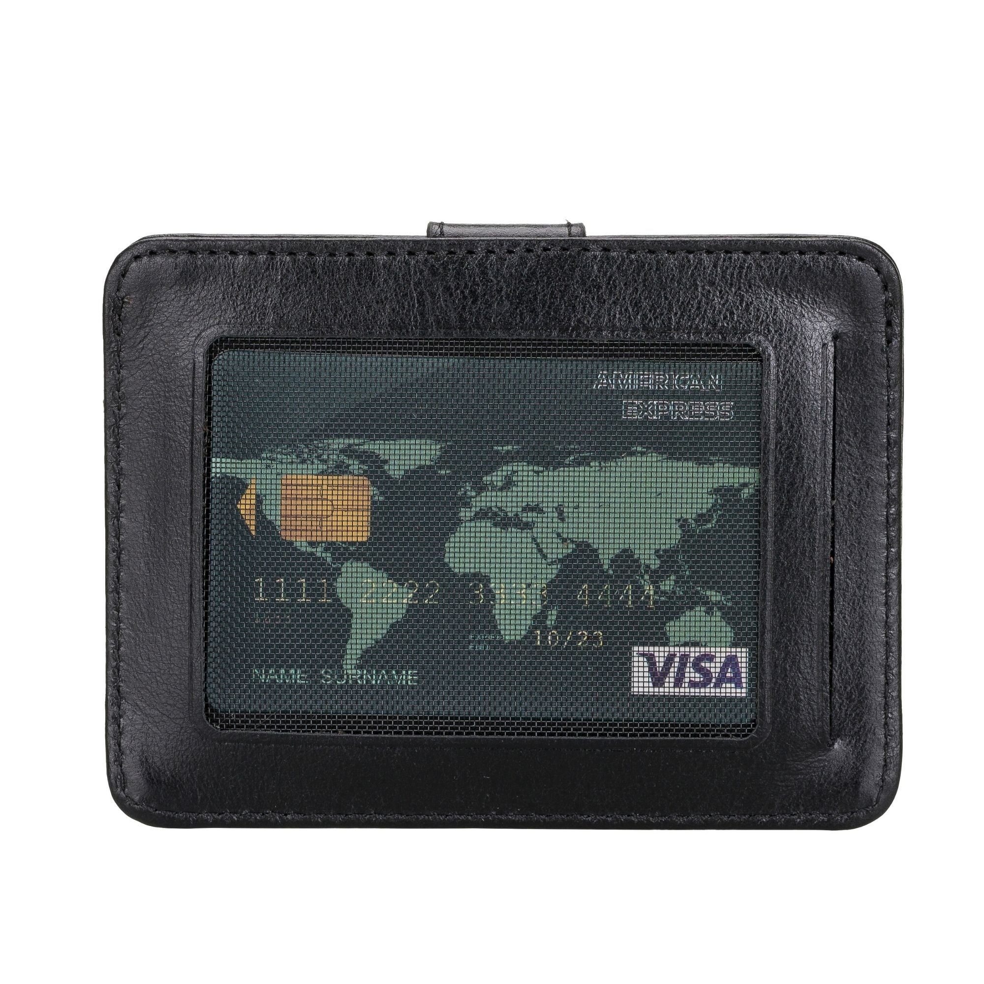 Cortez Handcrafted Leather Slim Wallet with Card Holder - TORONATA - 