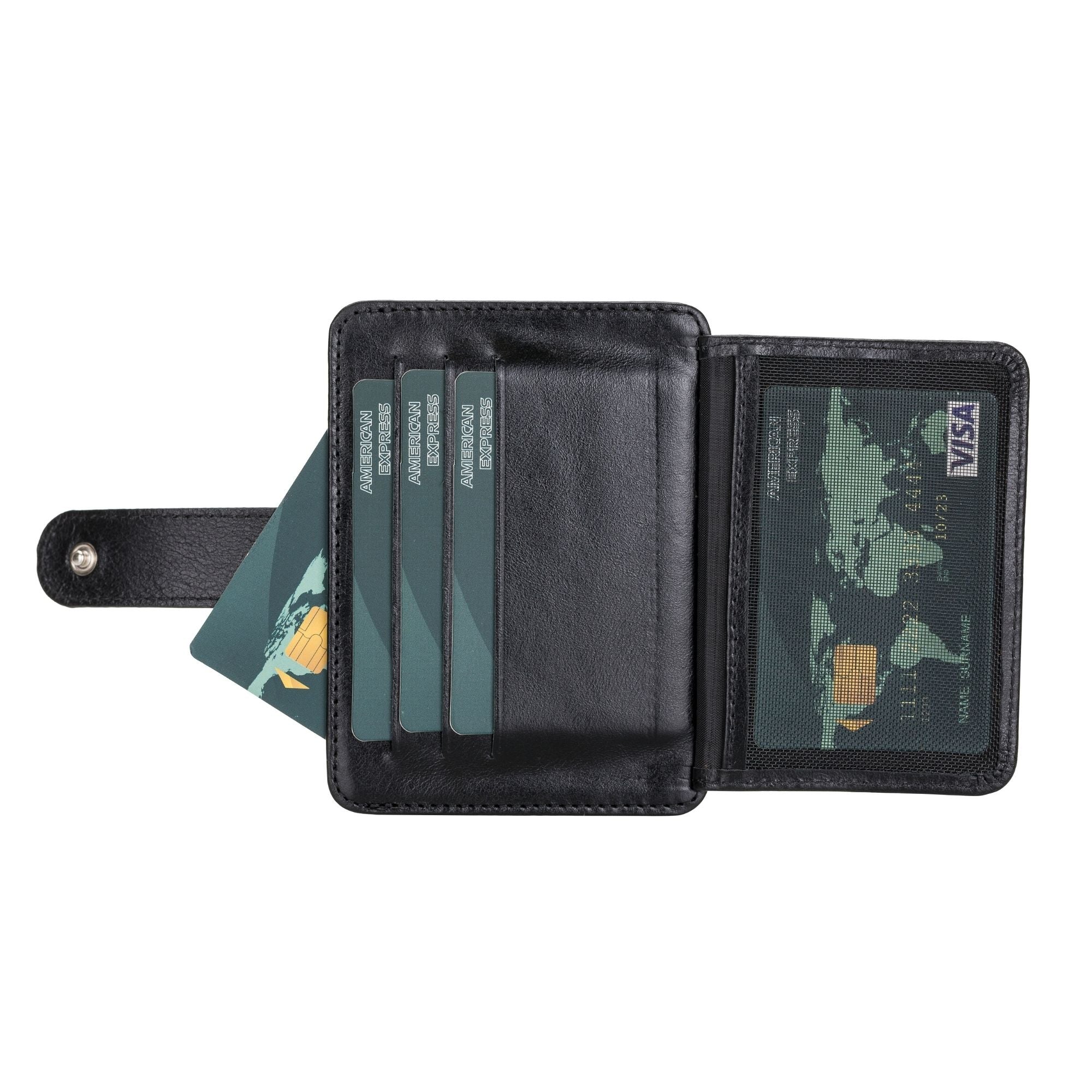 Cortez Handcrafted Leather Slim Wallet with Card Holder - TORONATA - 