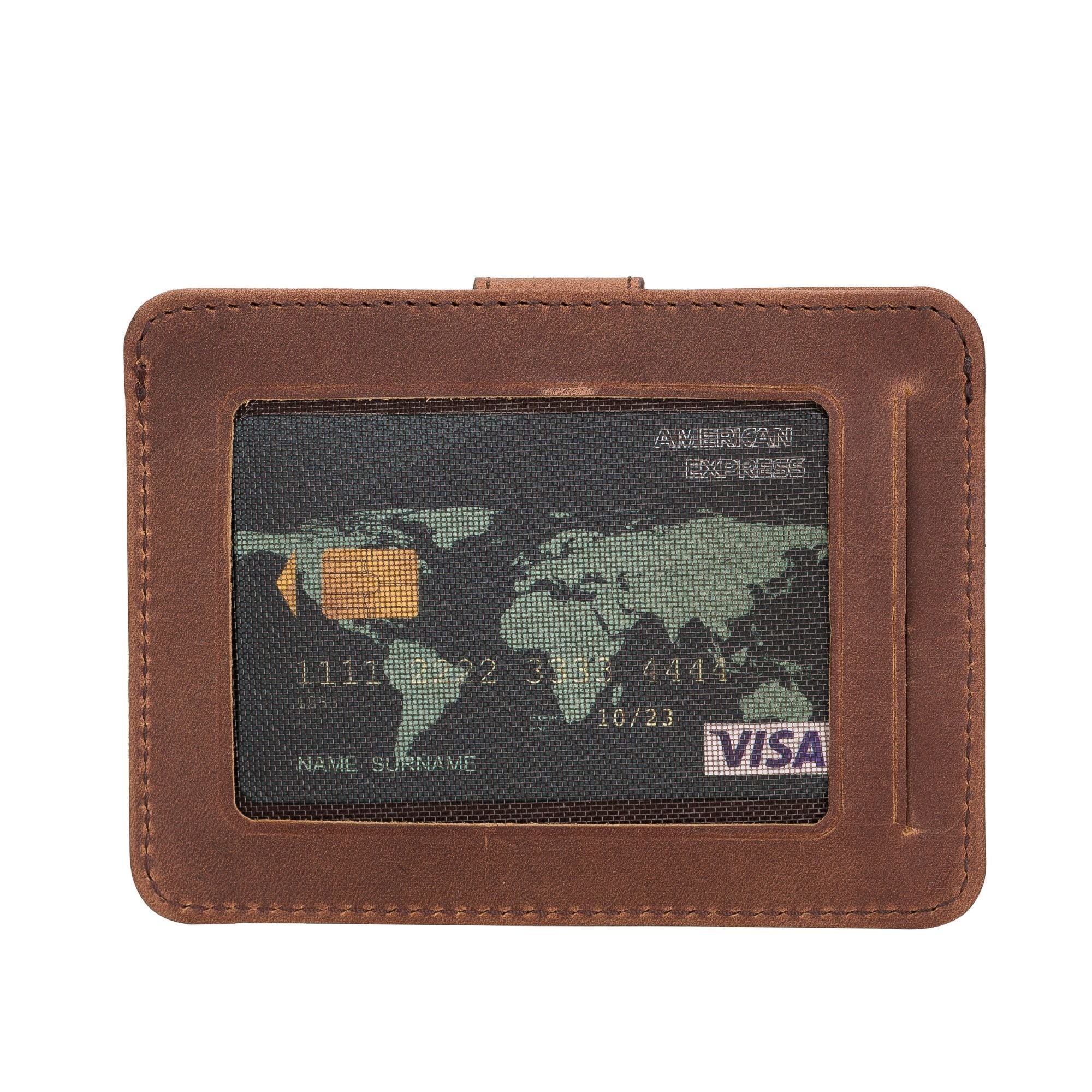 Cortez Handcrafted Leather Slim Wallet with Card Holder - TORONATA - 