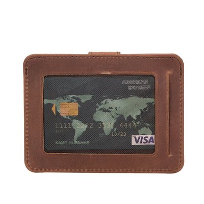 Cortez Handcrafted Leather Slim Wallet with Card Holder - TORONATA - 