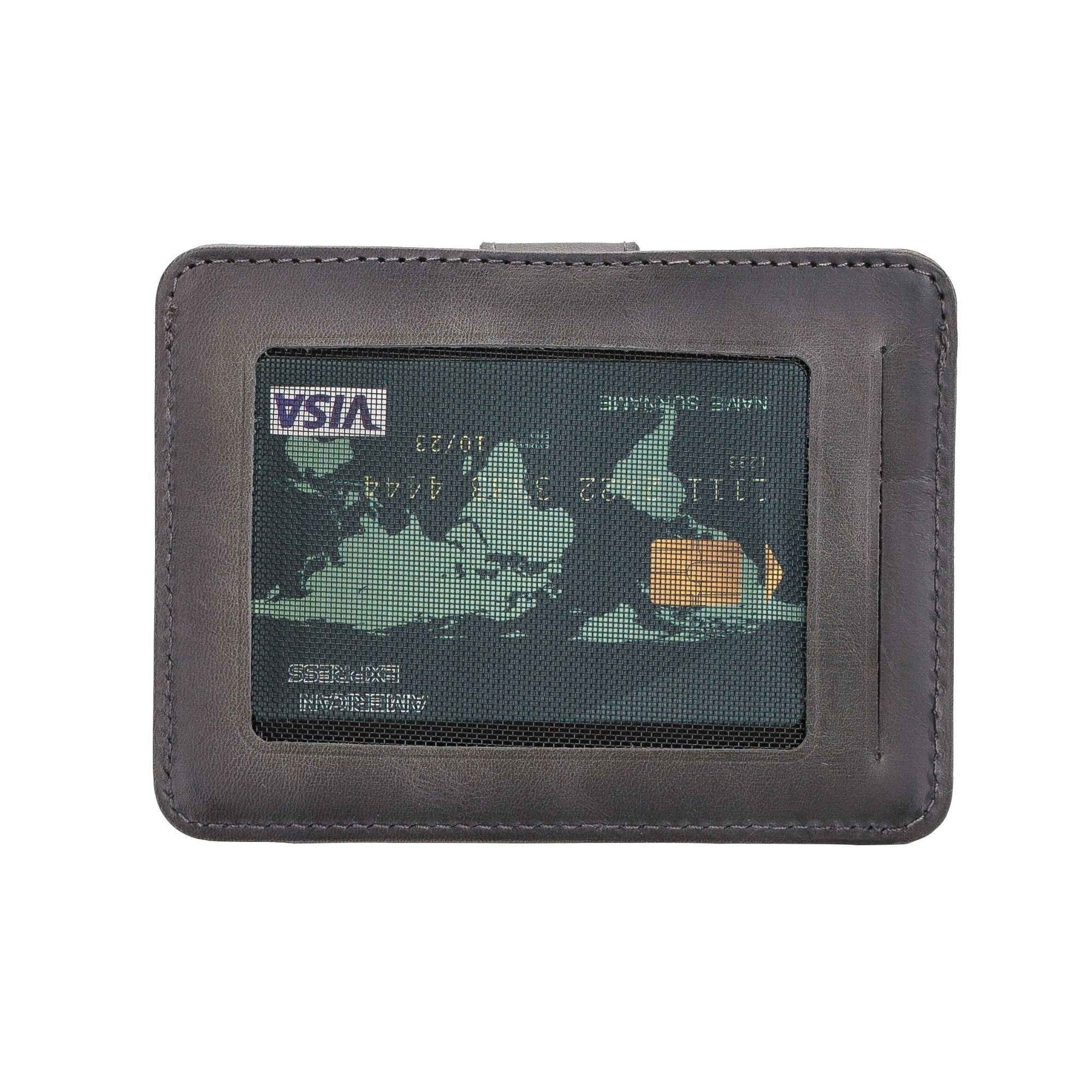 Cortez Handcrafted Leather Slim Wallet with Card Holder - TORONATA - 