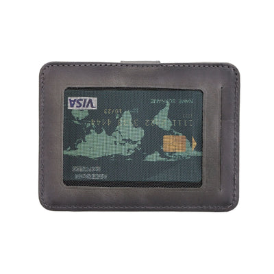 Cortez Handcrafted Leather Slim Wallet with Card Holder - TORONATA - 