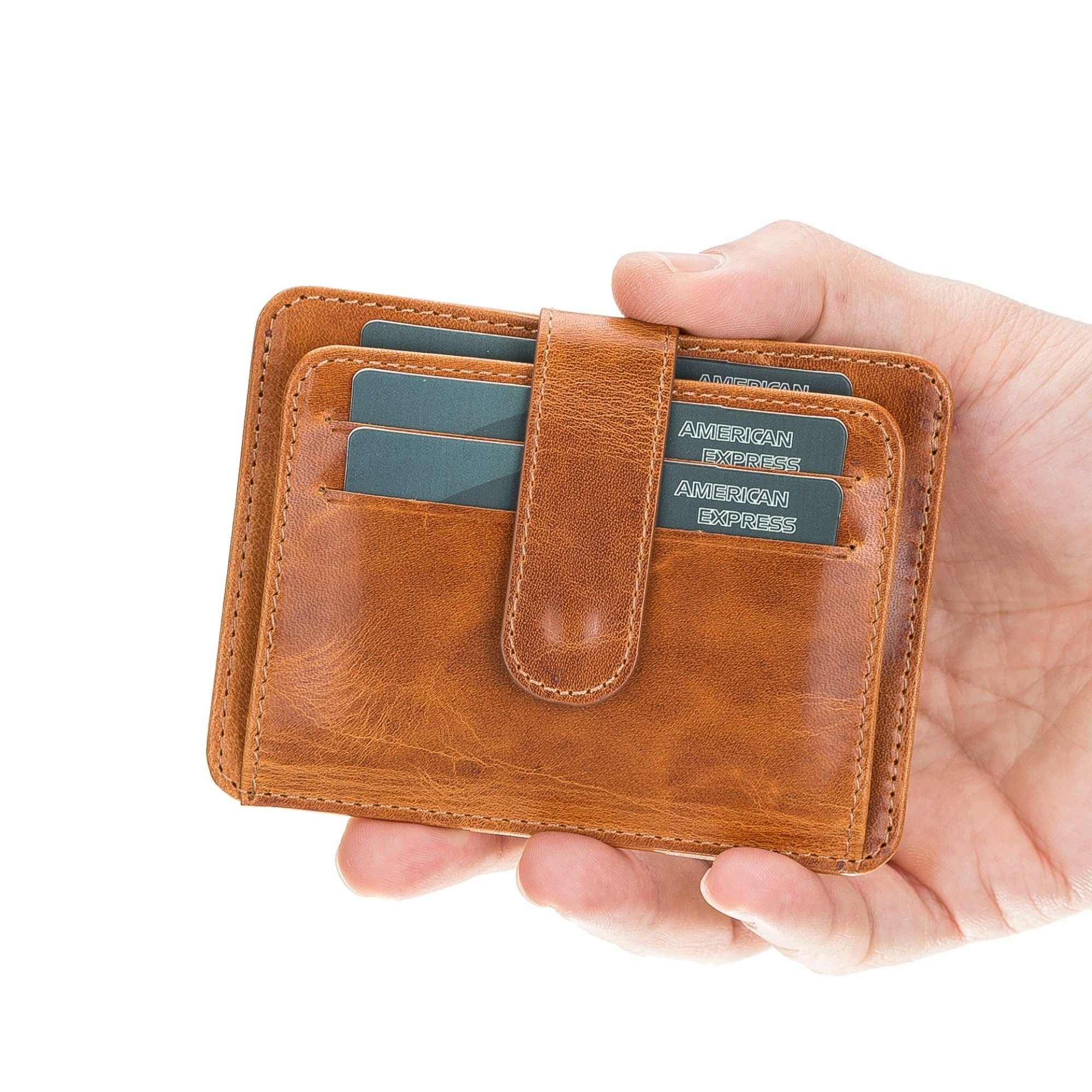 Cortez Handcrafted Leather Slim Wallet with Card Holder - TORONATA - 