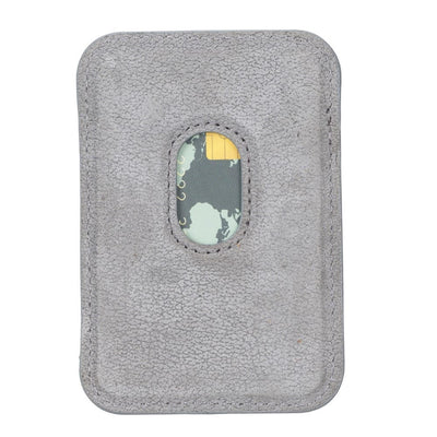 cortland full-grain leather card holder wallet with magnet - toronata - 