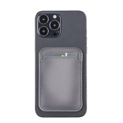 cortland full-grain leather card holder wallet with magnet - toronata - 
