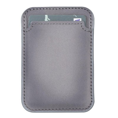 cortland full-grain leather card holder wallet with magnet - toronata - 