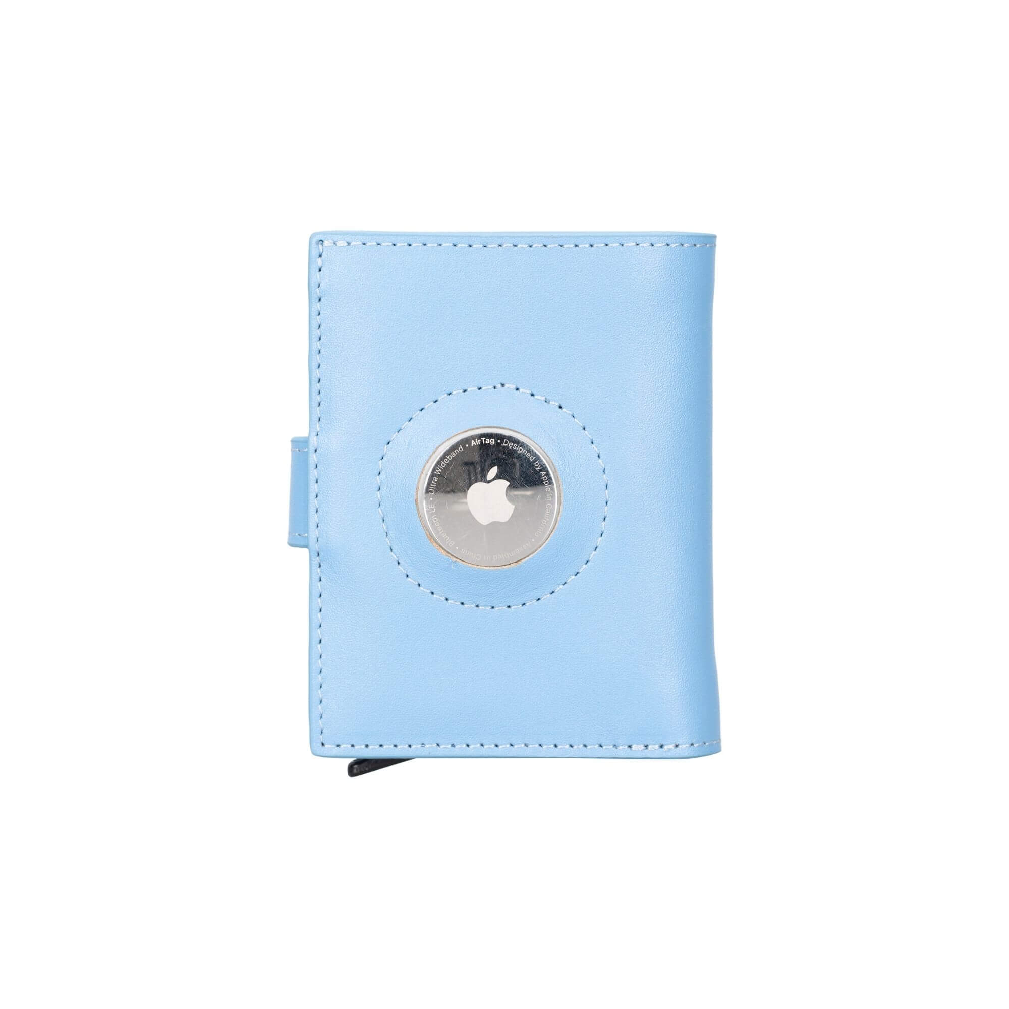 douglas leather pop-up cardholder with compatible apple airtag - toronata - 